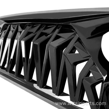 Shark Grille Glossy Black For Wrangler JK JKU